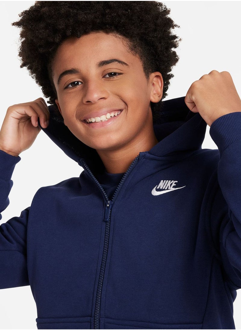 Nike - Kids Club Hoodie - Image 1