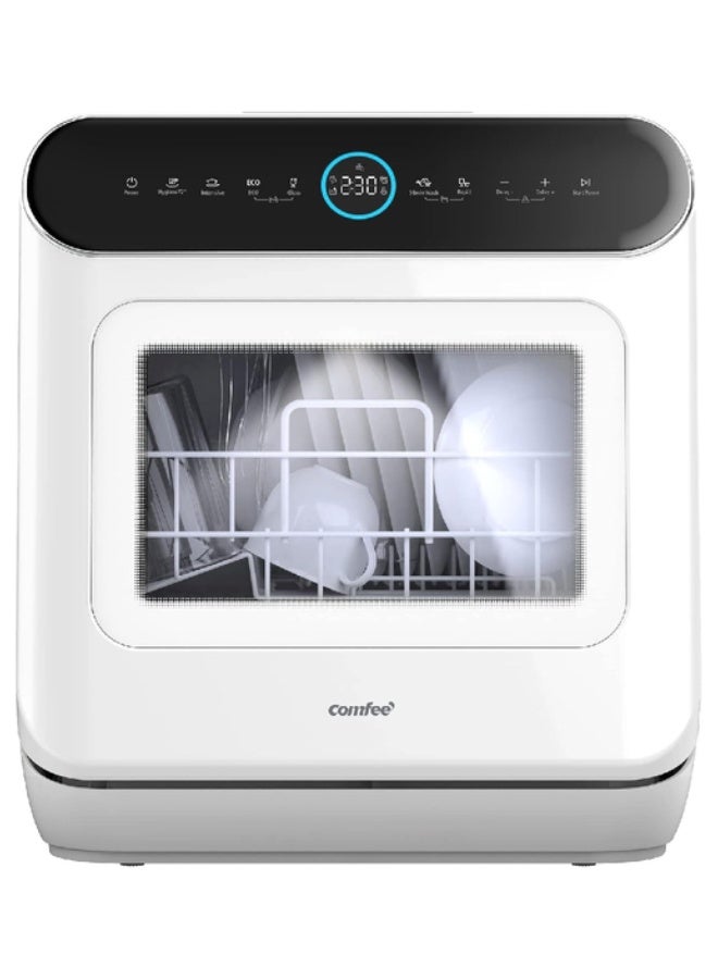 Comfee' Comfee TD305-W Mini Plus Tabletop Dishwasher For 3 Place Settings - White - Image 1