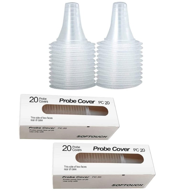 MOZEEDA 400pc-Ear Thermometer Probe Covers/Refill Caps/Lens Filters for All Braun Thermometers Models and Other Types of Digital Thermometers Disposable - Image 1