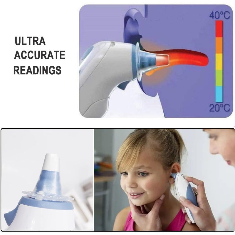 MOZEEDA 400pc-Ear Thermometer Probe Covers/Refill Caps/Lens Filters for All Braun Thermometers Models and Other Types of Digital Thermometers Disposable - Image 3