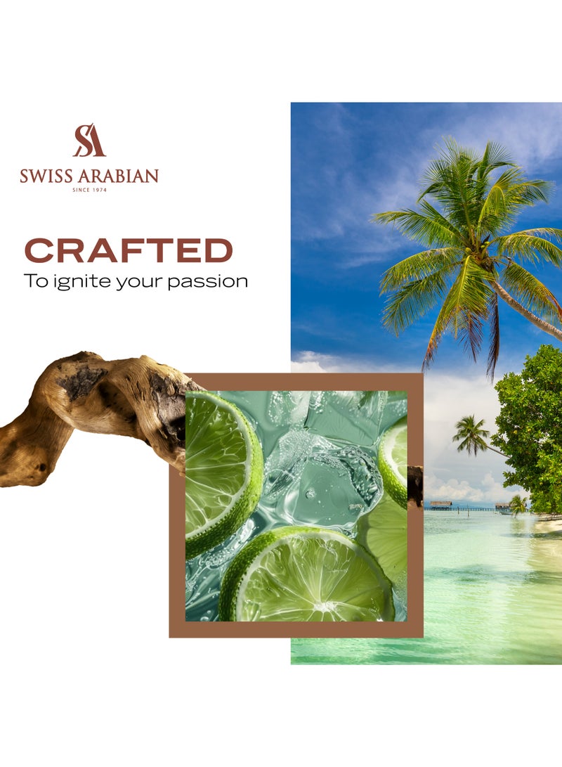 SWISS ARABIAN Soul of Bali Extrait De Parfum, 100ml, Premium Quality Perfume, Unisex Fragrance, Fresh, Aquatic, Woody, Luxurious Blend Perfume for Women and Men - Image 4