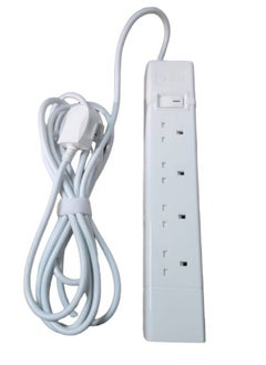 alfanar Electrical connection of 4 sockets white 3 meters  - Image 1