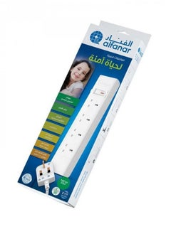 alfanar Electrical connection of 4 sockets white 3 meters  - Image 3