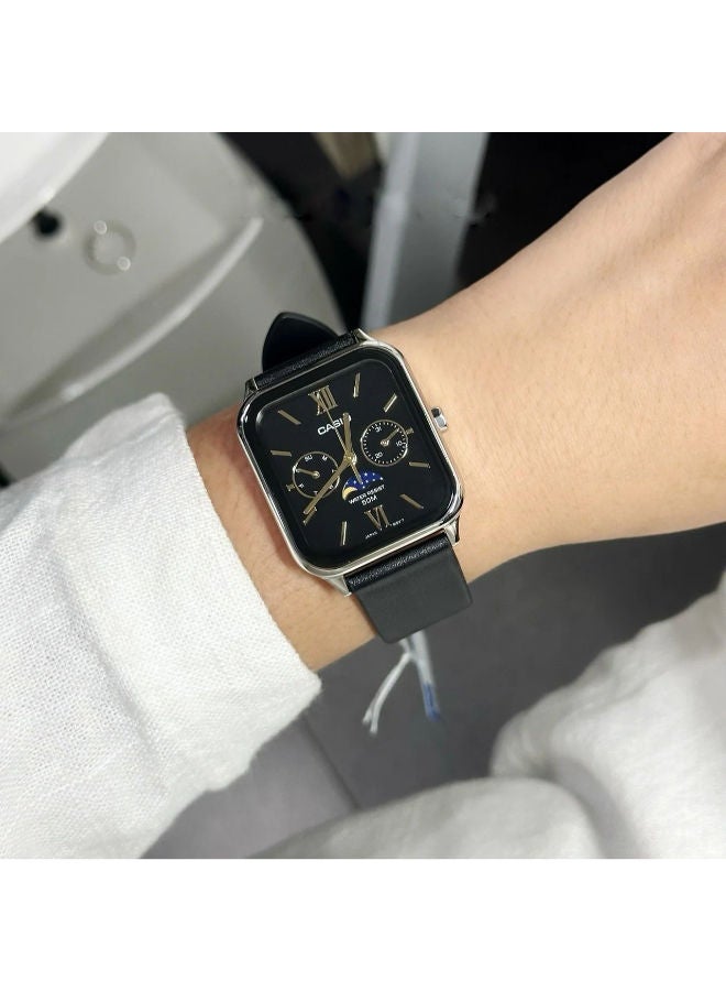 CASIO Leather Analog Wrist Watch  MTP-M305L-1A2VDF - Image 2