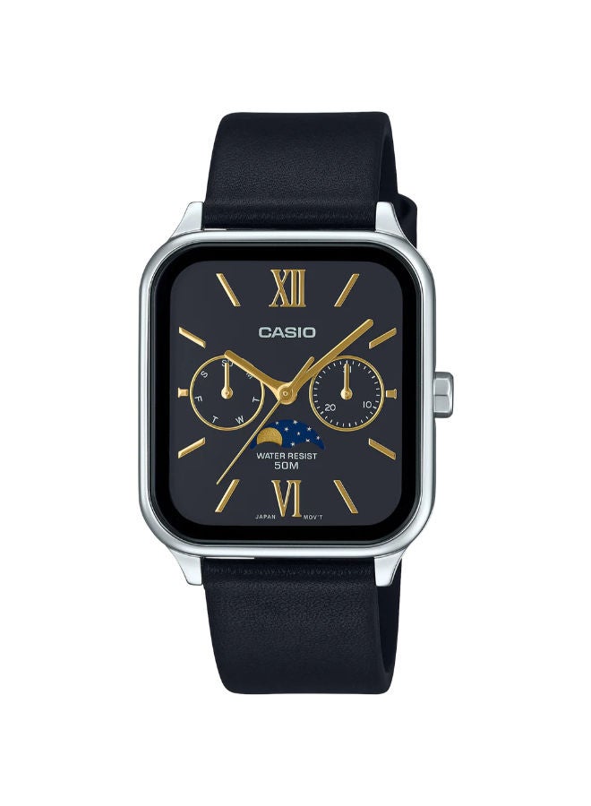 CASIO Leather Analog Wrist Watch  MTP-M305L-1A2VDF - Image 1