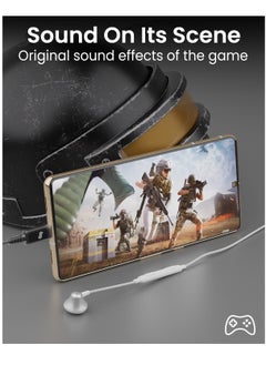 Remson Remson Wired Mono Stereo Earphone USB Type-C Connector Headphone /Earphone/Earbud Hi-Fi with In-Line Remote Compatible for Samsung Galaxy S21 Ultra 5G S20 FE Note 20/10, iPad Pro 2018 and Mac Book.  - Image 5