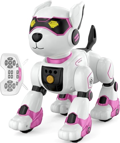 Anysun Robot Dog for Kids Remote Control Dog with Voice Touch Interaction and lmitation Show Programmable Gesture Sensing Dog Robot Singing Dancing Talking Smart Stunt Robot Dog Toy Gift for Boys Girls - Image 1