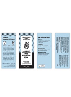 PEACE OUT PEACE OUT Pore Perfecting Stick Acne Solution & Blackhead Remover, Glycolic Acid & Salicylic Acid Cleanser, Works Like a Face Wash, Skincare Facial Cleanser & Exfoliating Facial Scrub, 15g /0.53oz  - Image 2