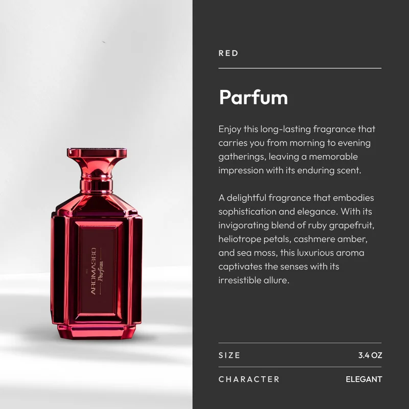 أروما 360  عطر ريد للجنسين - جريب فروت، عنبر، فلفل، وطحالب - عطور للرجال والنساء - خالي من منتجات الحيوان - سعة 100 مل