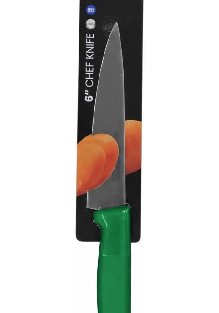 Kitchen Master 6 Inch Stainless Steel Professional Chef Knife (Green) - Image 2