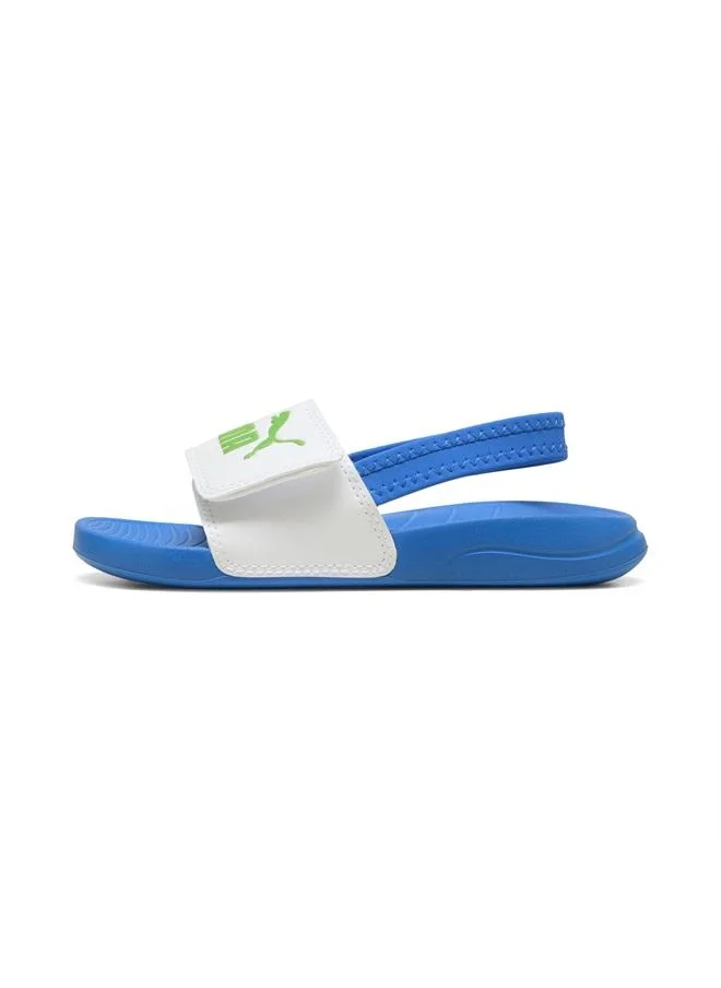 Puma PUMA White-Green Fruit-Racing Blue Popcat 20 Backstrap Kids' Sandals  | Best Price UAE