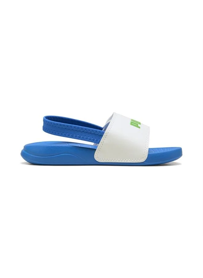 Puma PUMA White-Green Fruit-Racing Blue Popcat 20 Backstrap Kids' Sandals  | Best Price UAE