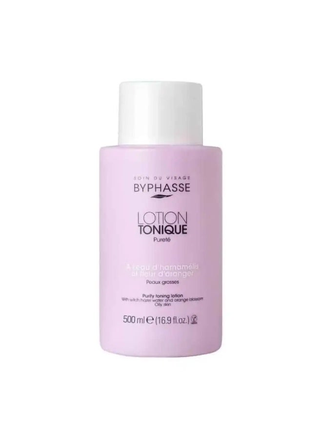 Byphasse Purify Toning Lotion With Witch Hazel Water And Orange Blossom- 500ml