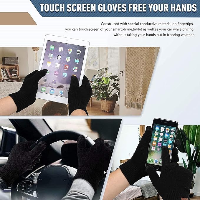 perpetual Touchscreen Bike Riding Glove for Winter, Unisex Gloves Protect from Colder Whether While Motorbike Riding (1 Pair) - Image 3
