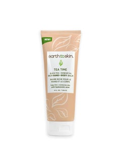earth to skin Earth To Skin Black Tea  Rosehip Oil Rich Hand  Body Balm Soothing Lotion Repairs Dry Skin  Damage Skin 80 FL Oz 
