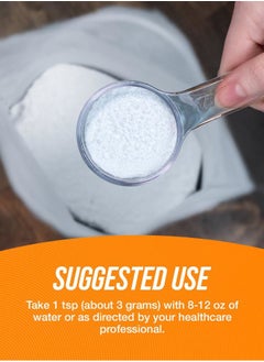 BULKSUPPLEMENTS.COM .com Glycine Powder - Glycine Supplements, Amino Acid Supplement - Unflavored & Gluten Free, 3g per Serving, 500g (1.1 lbs) (Pack of 1)  - Image 4