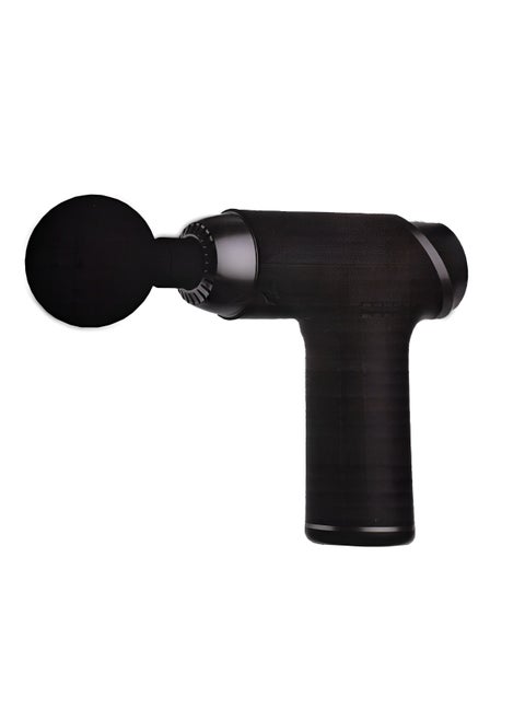 4 in 1 Mini Fascial Gun , HS-520 Professional Impact Massage Gun 25W with 4 Heads and Vibrating Massager , for deep massage to relax muscles - Black