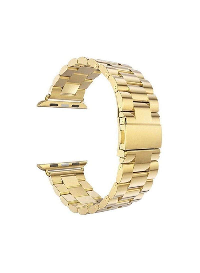 Metal Bands Compatible with Apple Watch Band 42mm 44mm 45mm, Stainless Steel Magnetic Absorption Strap, Wristband for iWatch Band for Apple Watch Series 7/6/5/4/3/2/1/SE, - Image 2