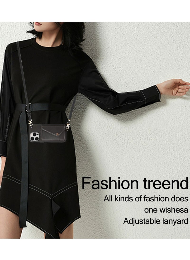 Suteni Back Cover Leather Protective Wallet Mobile Phone Case for iPhone - Image 4