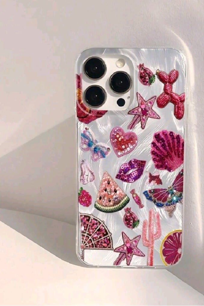 Elegant Cover Case For Iphone14 Pro Max Anti Slip  Trendy Stickers Design - Image 1