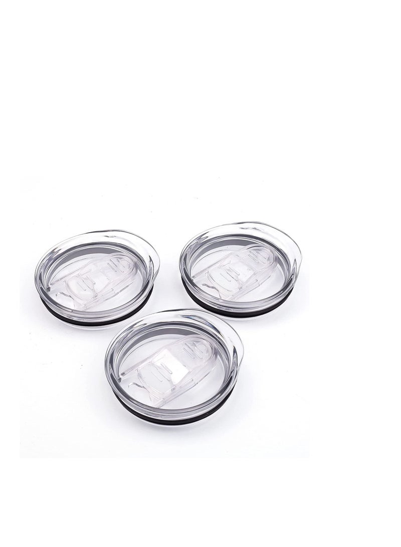 SYOSI 20oz Skinny Tumbler Replacement Lids 3 Pack 2 75in Cup Mouth Compatible with and More Tumbler Cups Spill Proof Splash Resistant Silicone Sliding Covers  - Image 1