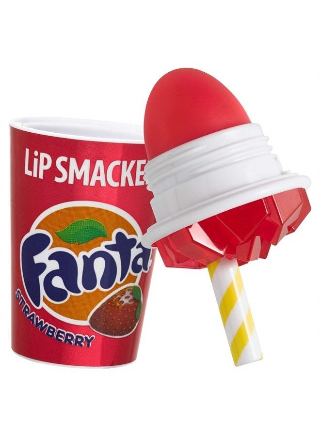 Lip Smackers - Strawberry Fanta Flavored Lip Balm, Coke Cup, Strawberry Fanta Flavor, Lip Care, For Kids, Women, Men - Image 1
