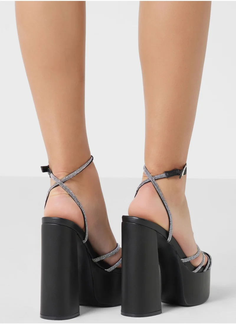 PUBLIC DESIRE Valence High Heel Sandals