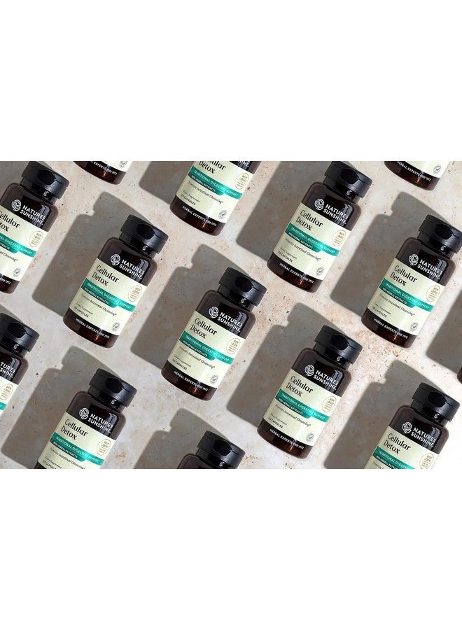 Nature's Sunshine Cellular Detox, 100 Capsules, Kosher | Natural Digestive System Supplement That Helps Facilitate Bowel Movement with Herbs - Image 3