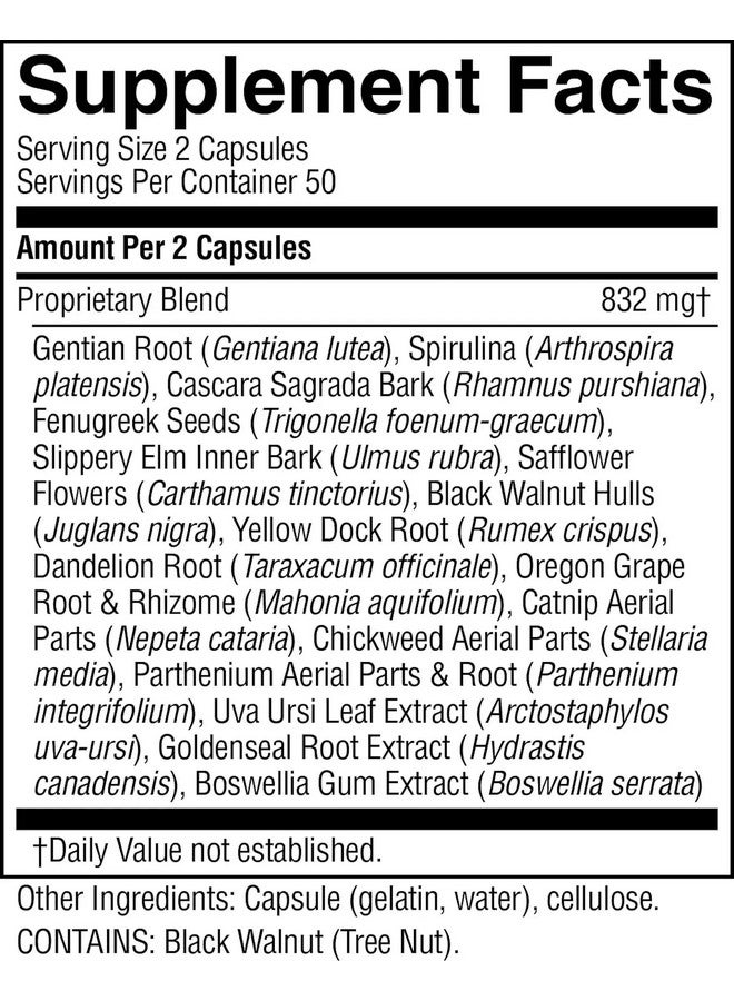 Nature's Sunshine Cellular Detox, 100 Capsules, Kosher | Natural Digestive System Supplement That Helps Facilitate Bowel Movement with Herbs - Image 4