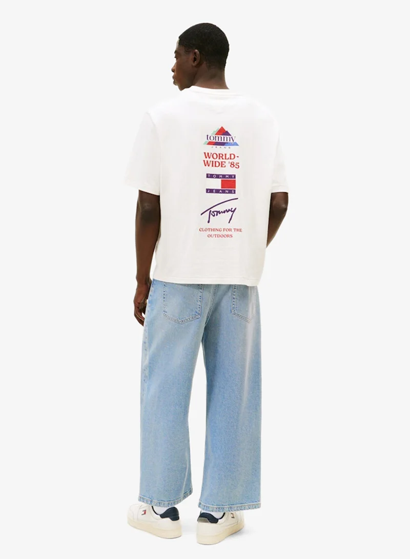 TOMMY JEANS 90S Peaks Backprint Crew Neck T-Shirt