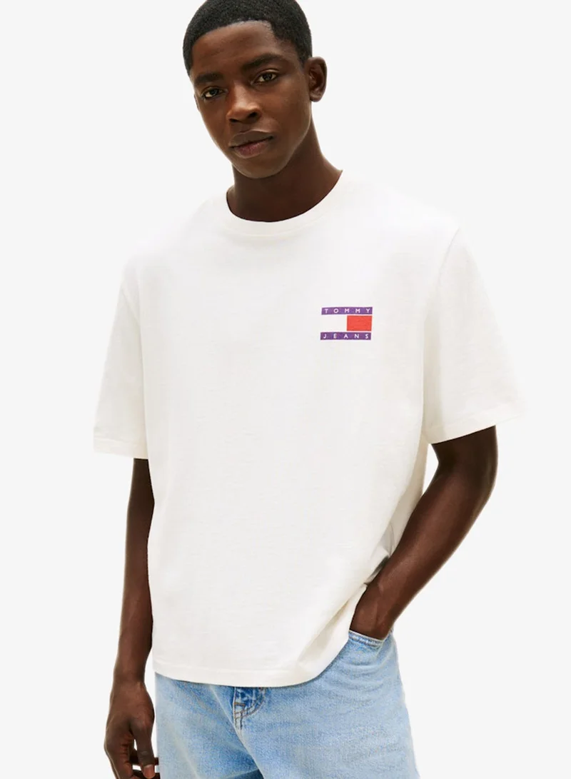 TOMMY JEANS 90S Peaks Backprint Crew Neck T-Shirt