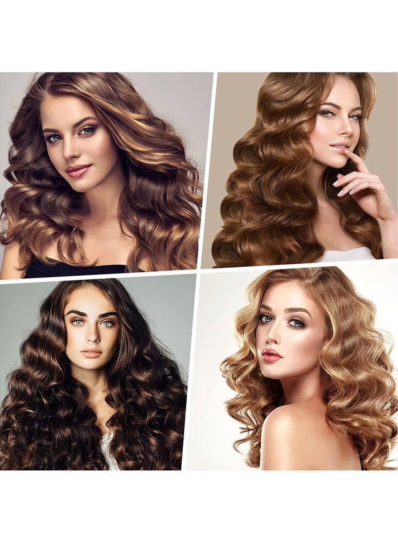 DubaiGallery Automatic Curling Iron, Cordless Auto Hair Curler, Ceramic Rotating Hair Curler with 6 Temps & Timers, Portable Rechargeable Curling Wand, Auto Shut-Off, Fast Heating Iron for Styling - Image 2