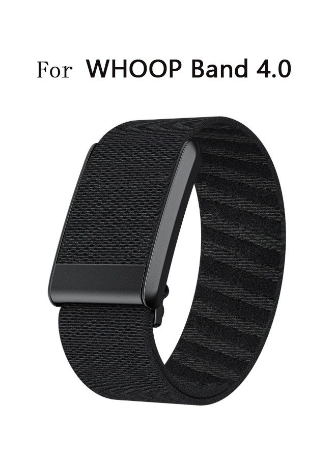 Wristband strap for WHOOP Band 4.0, Stretchy Nylon Bands Enhanced Performance Comfort and Durability Easy to Use and Adjustable Compatible with the Whoop Replacement Wrist Bands  - Image 1