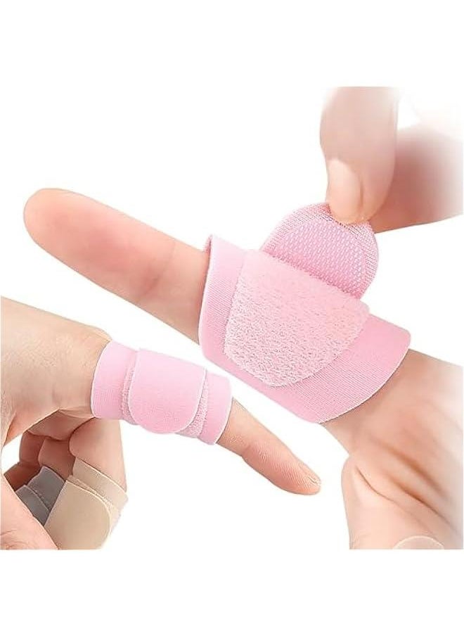 Generic - 8 Piece Finger Support Brace Kit for Trigger Finger, Arthritis, and Injured Fingers - Splints for Broken Thumb, Index, Middle, Ring, and Pinky Fingers - Image 1