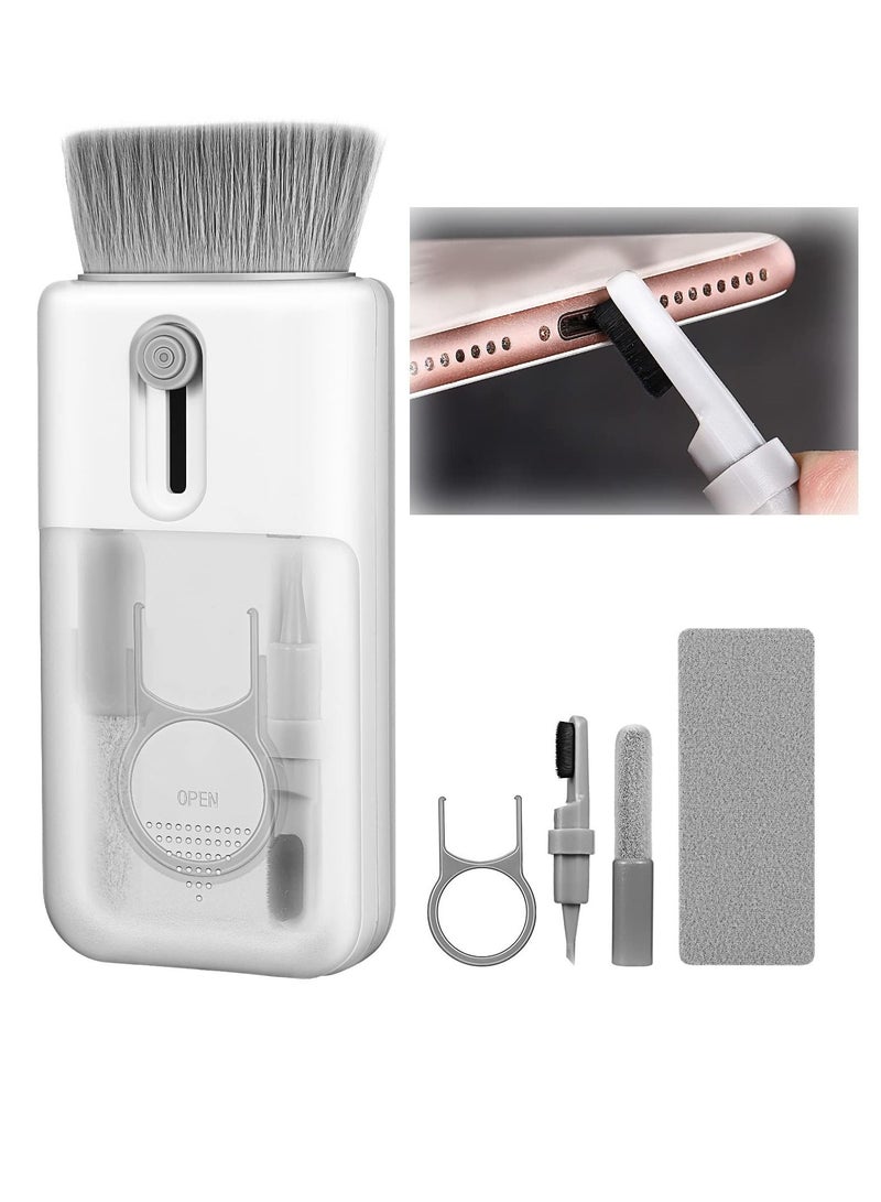KASTWAVE Cleaner Kit 6 in 1 for Airpod, Multifunctional Keyboard Cleaner Earbud Cleaning Kit Tool with Cleaning Pen for iPhone/Laptop/Tablet/PC Screen/Keyboard/Bluetooth Earphones - Image 1