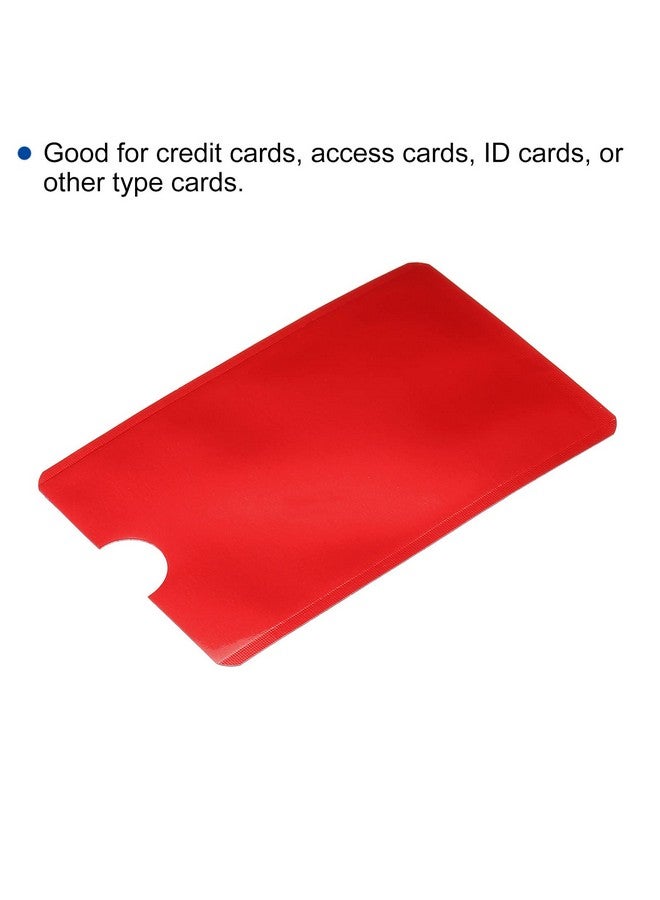 PATIKIL Rfid Blocking Credit Card Sleeves 15 Pack Contactless Protector Holder For Nfc Purse Red  - Image 5