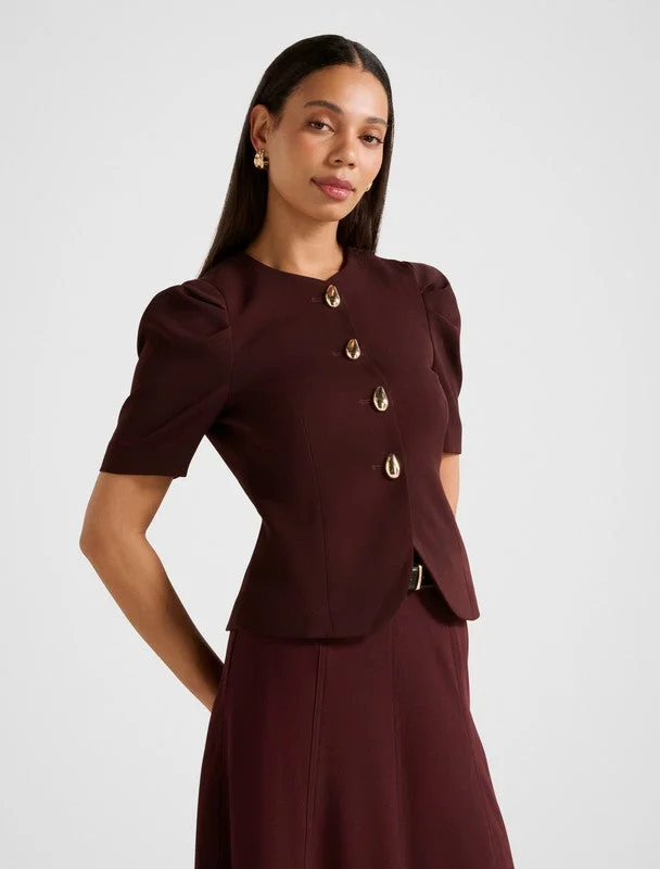 forever new  TAMARA Short Sleeves Top for Women | Best Price UAE