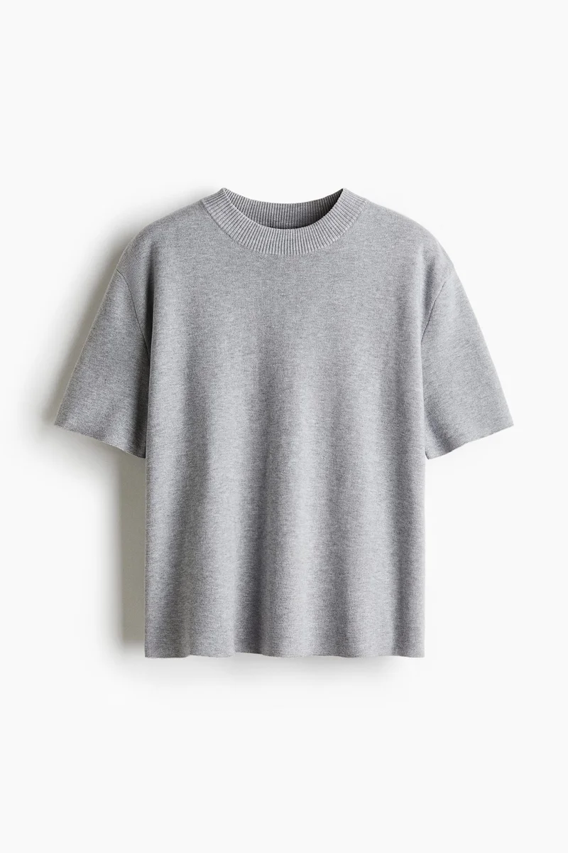 اتش اند ام بلوزة بحياكة ناعمة