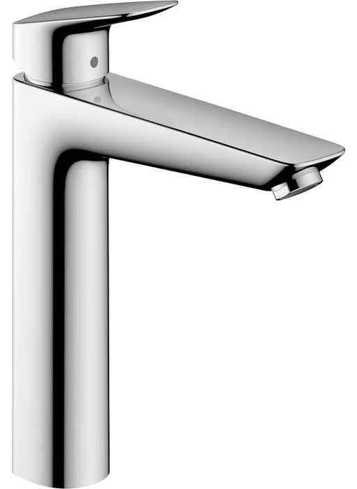 hansgrohe Logis Basin Mixer Tap 190 Without Waste, Chrome, 71091000