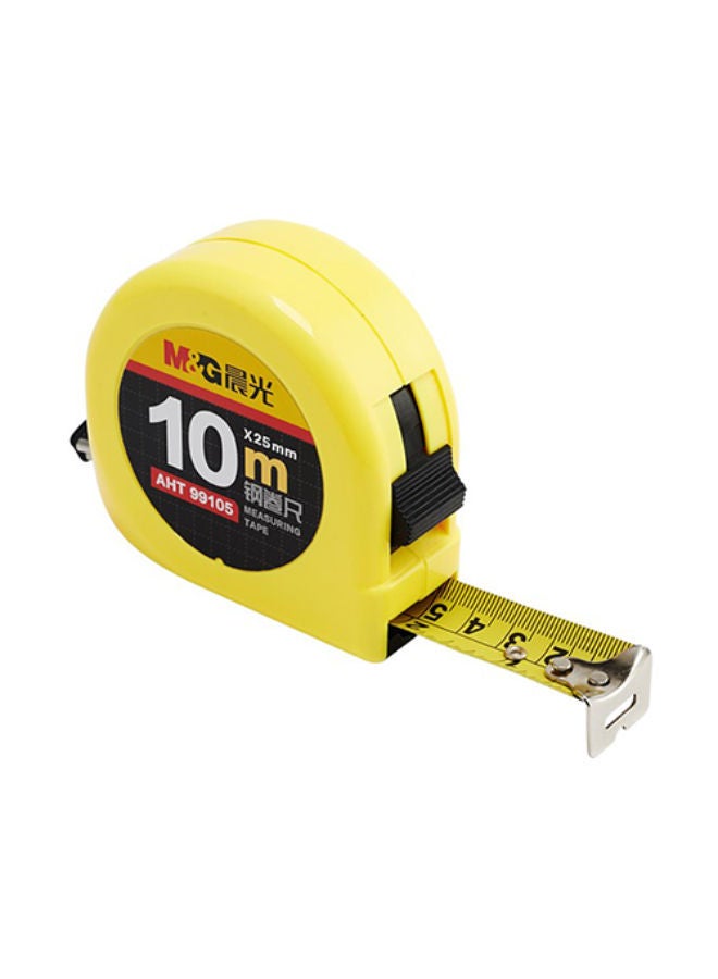 Measuring Tape 10 Meters Yellow - Standard