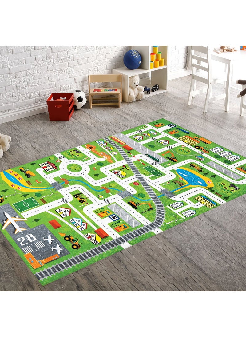 Traffic Children's Play Mat Road Patterned Digital Printed Carpet with Anti-Slip Base Washable Children's Room - pzsku/Z4B508E4EE0900349D102Z/45/_/1729938122/280dd404-3a2b-4191-89ef-7a540290b4e1