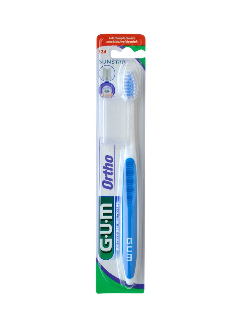 Gum Ortho Soft 4Rw Toothbrush 1Pc