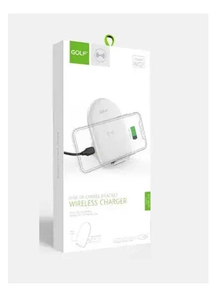 جولف شاحن جوال لاسلكي وحامل لون أبيض - Image 1