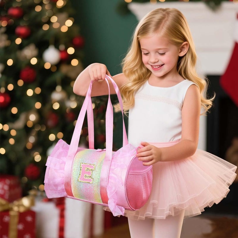RHCPFOVR Personalized Monogram Dance Bag for Girls - 3-6 Years Kids Lightweight Water Resistant Oxford Backpack for Ballet Cheerleading Sleepovers Gymnastics Pink A - Image 5