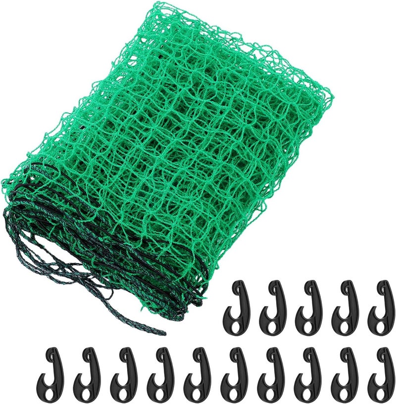 iplusmile Truck Bed Cargo Net 2x3m Heavy Duty Mesh Cargo Fixing Net with Elastic Bungee Cord and 15 Hooks for Pickup Trucks and Trailers - Image 1