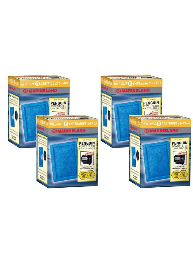 خرطوشة مارينلاند رايت سايز B، عبوة من 24 قطعة (4 عبوات تحتوي كل عبوة على 6 فلاتر)