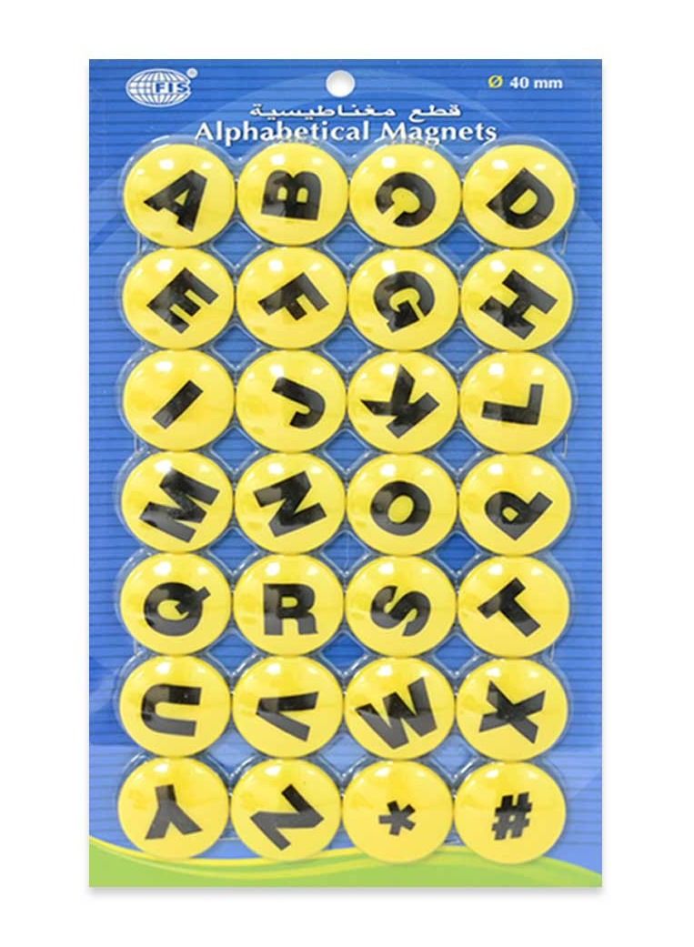 FIS Alphabetical Magets, English Language, Pack Includes 3 Sets (20mm set, 30 mm set,  40 mm set) -FSMIAE203040/3 - Image 4