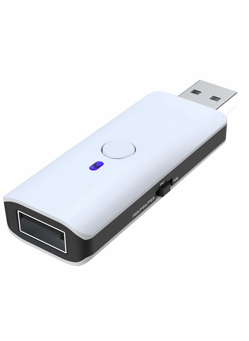 SYOSI محول وحدة تحكم لاسلكية، غطاء USB لجهاز PS5 4 Windows لجهاز Nintendo Switch لشاشة OLED، محول وحدة تحكم مناسب لوحدة تحكم Xbox Series X S، لوحدة تحكم One S X Elite  - Image 1