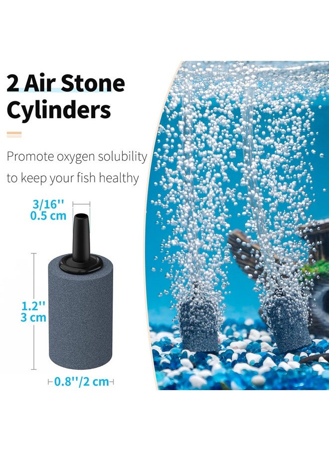 Pawfly Pawfly 13 Feet Airline Tubing Standard Aquarium Air Pump Accessories with Air Stones, Check Valves, Suction Cups and Connectors  - Image 4