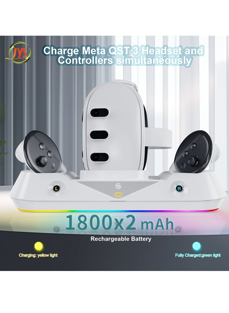 Oculus Quest3 VR Glasses Grip Magnetic Charging Dock and Meta Quest 3 Colorful Charging Dock - Image 5